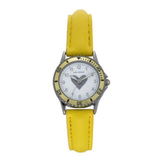 Leijona Kids Yellow 5323-896 rannekello hinta