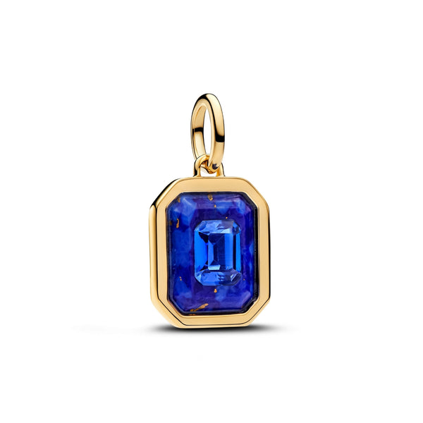 Pandora Celestial Blue Hexagon Dangle hela