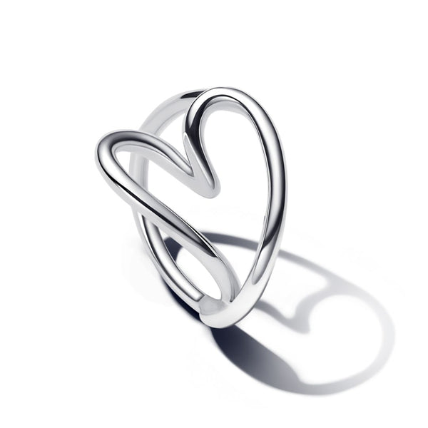 Pandora Essence Organically Shaped Heart sormus