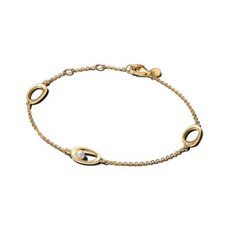 Pandora Essence Organically Shaped Oval & Treated Freshwater Cultured Pearl rannekoru