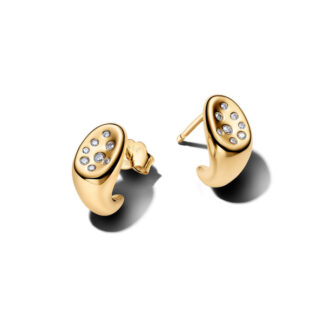 Pandora Essence Organically Shaped Stone-Set korvakorut