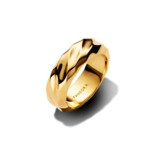 Pandora Essence Rippled Wide Band sormus