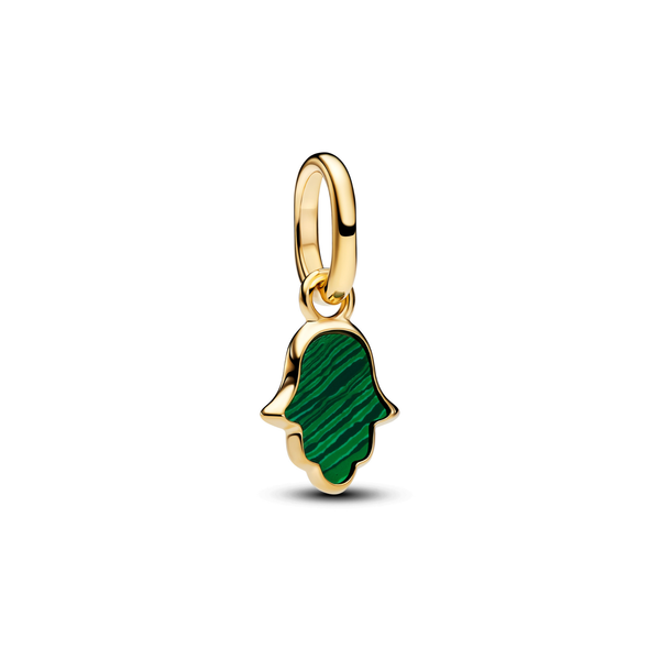 Pandora ME Green Hamsa Hand Mini hela