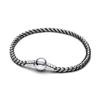 Pandora Moments Black Cord Box Chain rannekoru
