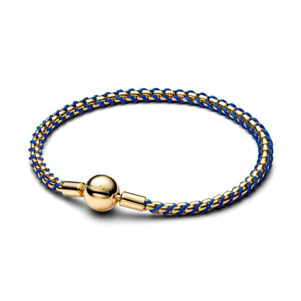 Pandora Moments Blue Cord Box Chain rannekoru