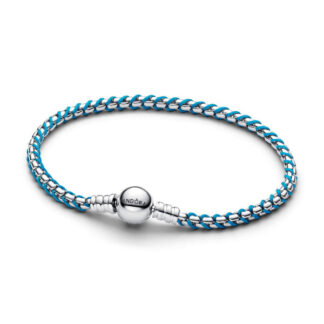 Pandora Moments Blue Cord Snake Chain rannekoru