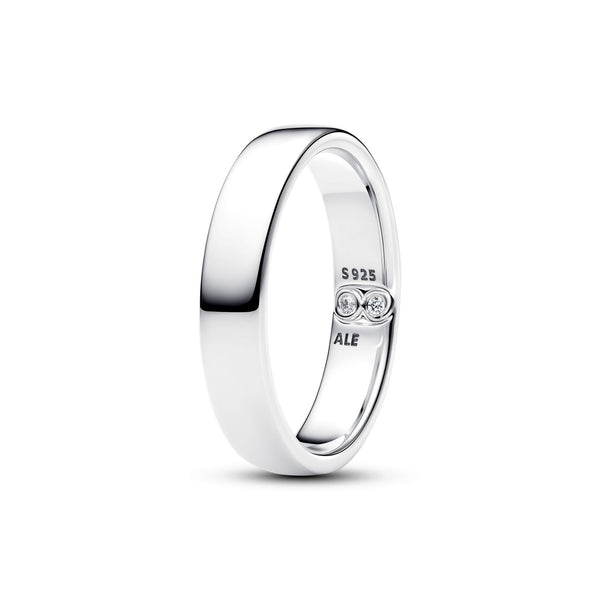 Pandora Moments Engravable Classic Band sormus