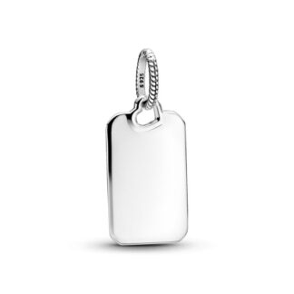 Pandora Moments Engravable Rectangle Tag riipus
