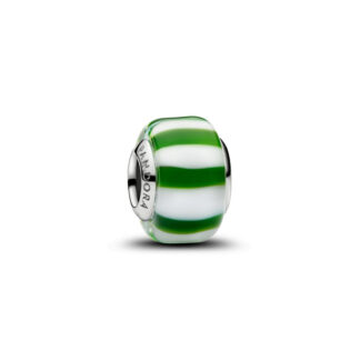 Pandora Moments Green Peppermint Murano Glass hela