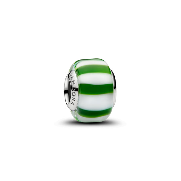 Pandora Moments Green Peppermint Murano Glass hela