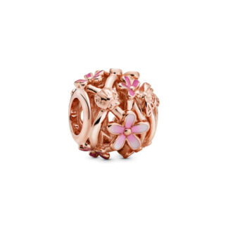 Pandora Moments Openwork Pink Daisy Flower hela