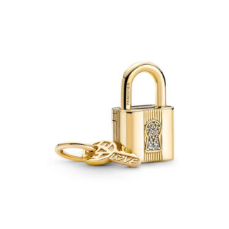 Pandora Moments Padlock & Key hela