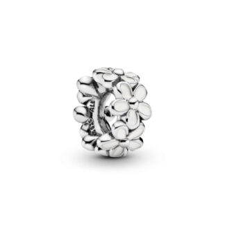 Pandora Moments White Daisy Flower Spacer hela