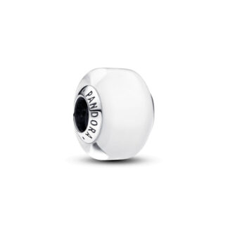 Pandora Moments White Mini Murano Glass hela