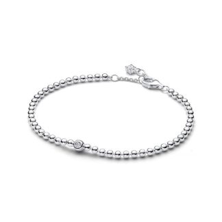 Pandora Signature Beads & Sparkling Stone rannekoru