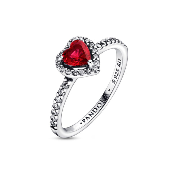 Pandora Timeless Elevated Red Heart sormus