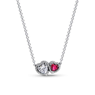 Pandora Timeless Halo Hearts Pendant kaulakoru