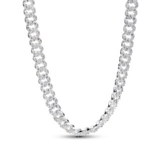 Pandora Timeless Pavé Cuban Chain kaulakoru