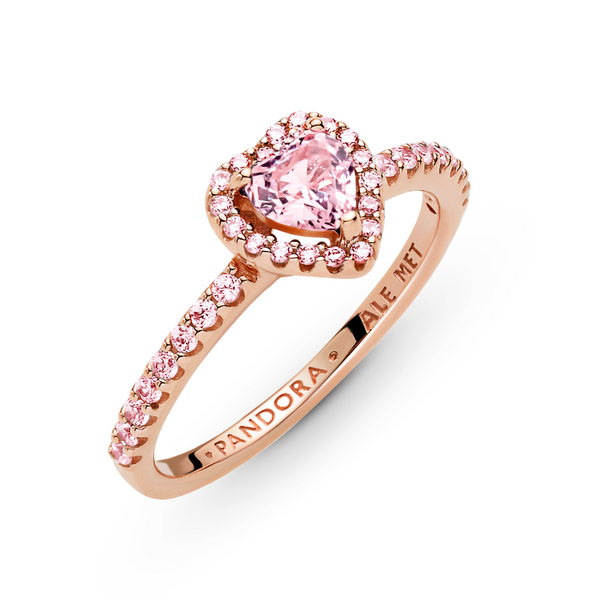Pandora Timeless Sparkling Elevated Heart sormus