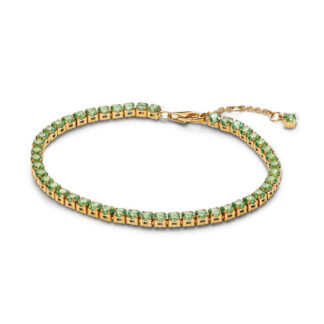 Pandora Timeless Sparkling Green Tennis rannekoru