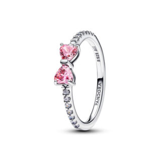 Pandora Timeless Sparkling Pink Bow sormus