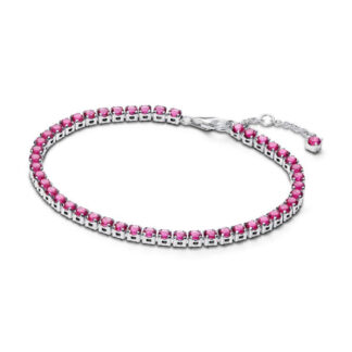 Pandora Timeless Sparkling Pink Tennis rannekoru