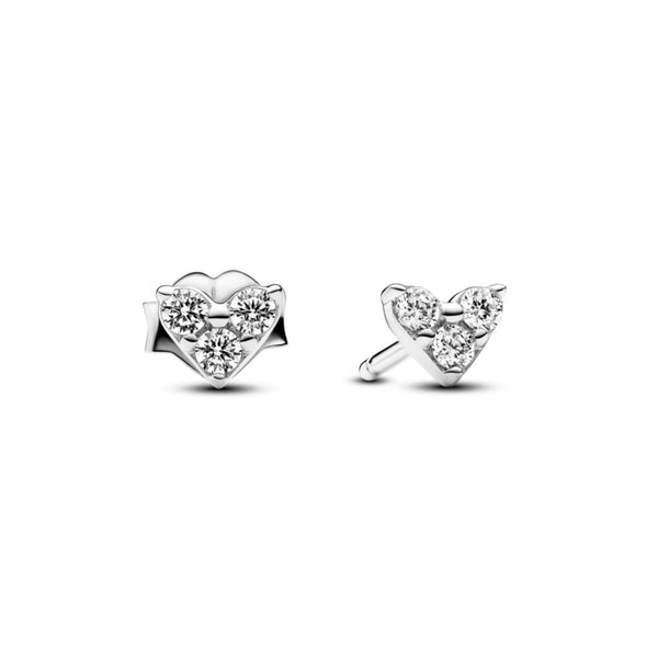 Pandora Timeless Triple Stone Heart tappikorvakorut