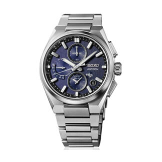 Seiko Astron GPS Solar Dual-Time Chronograph rannekello