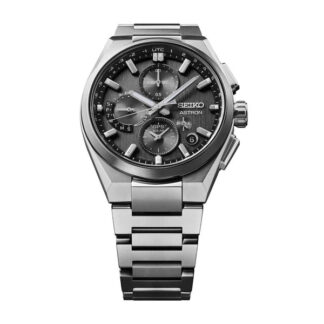 Seiko Astron GPS Solar Dual-Time Chronograph rannekello