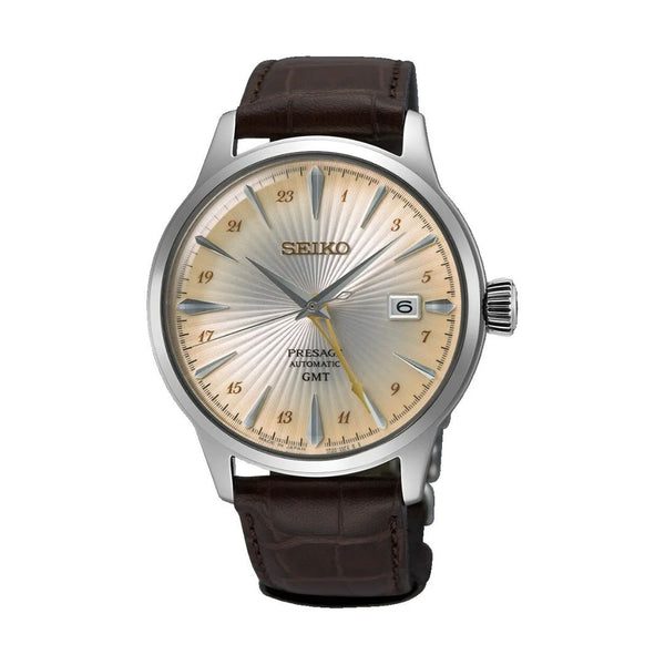 Seiko Presage Cocktail Time GMT Acacia rannekello