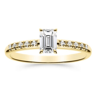 Silván Charlotte Emerald timanttisormus 0