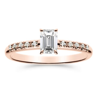 Silván Charlotte Emerald timanttisormus 0