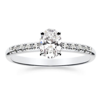 Silván Charlotte Ovaali timanttisormus 0