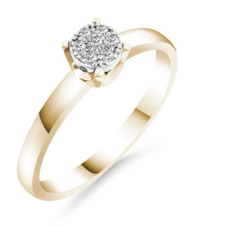 Silván Mimosa timanttisormus 0