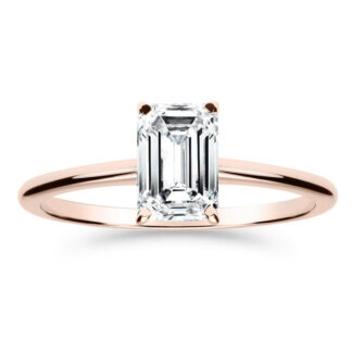 Silván Solitaire Emerald timanttisormus 1