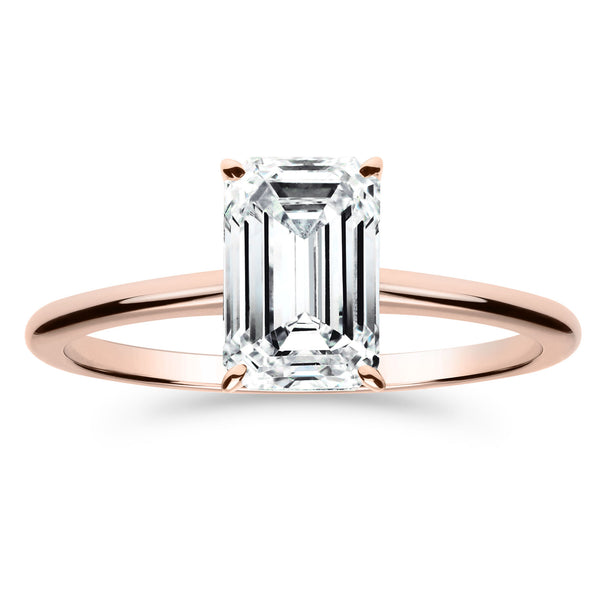 Silván Solitaire Emerald timanttisormus 1