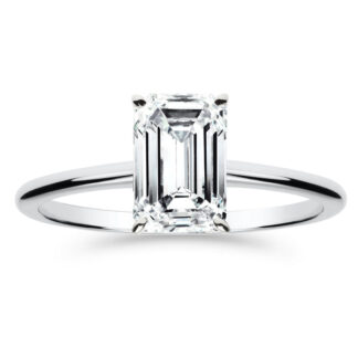 Silván Solitaire Emerald timanttisormus 1