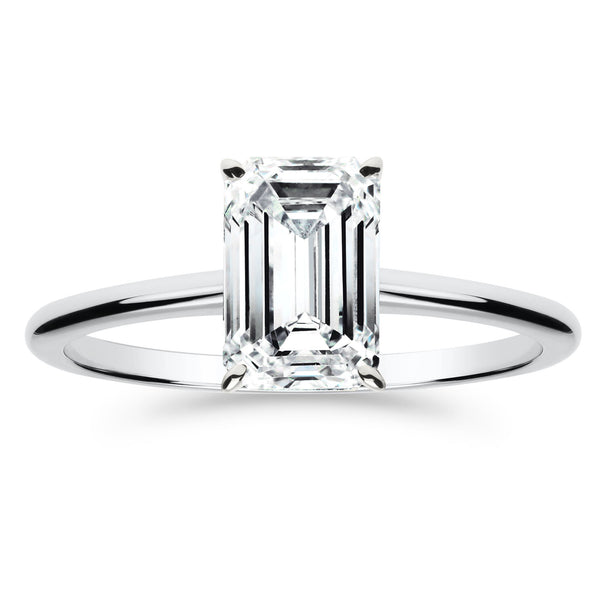 Silván Solitaire Emerald timanttisormus 1