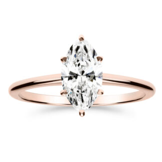 Silván Solitaire Markiisi timanttisormus 1