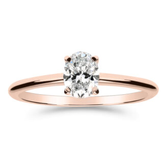 Silván Solitaire Ovaali timanttisormus 0