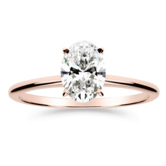 Silván Solitaire Ovaali timanttisormus 1