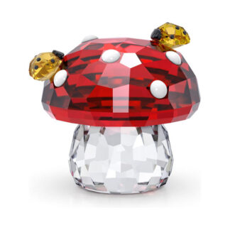 Swarovski Idyllia Mushroom and Ladybugs -kristallikoriste 5683436 hinta