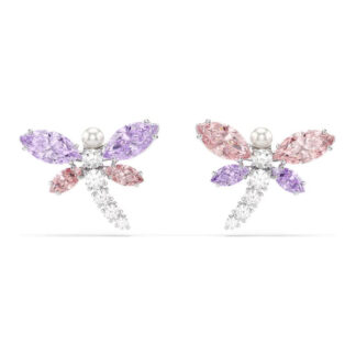 Swarovski x Ariana Grande Dragonfly korvakorut kristalleilla ja helmillä