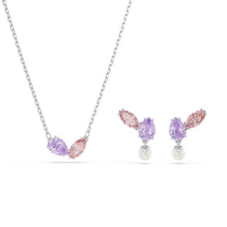 Swarovski x Ariana Grande korusetti erivärisillä kristalleilla ja kristallihelmillä